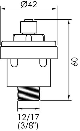 Purgeur d'air automatique compact 12/17 max 10b